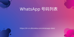 WhatsApp 号码列表