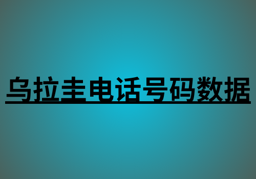 乌拉圭电话号码数据